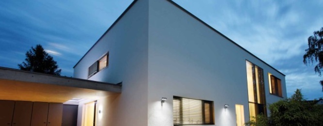 Außen­beleuchtung bei Werner Centner in Hanau